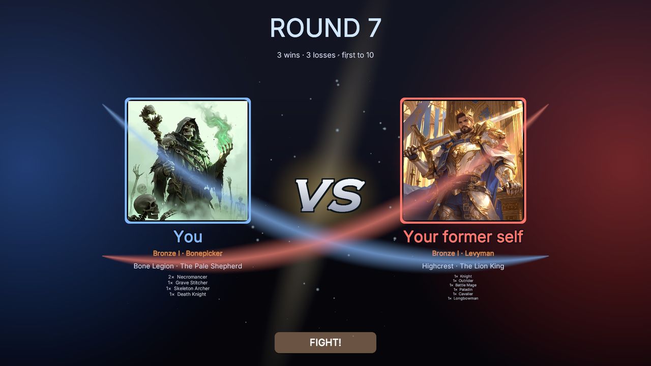 Warpack: commanders facing off
